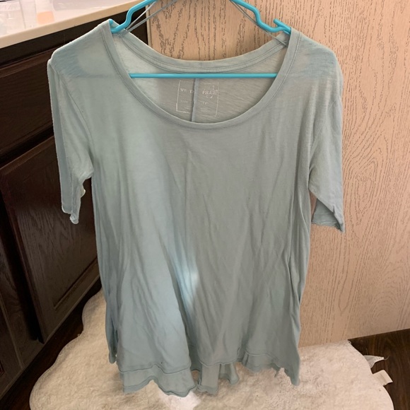Free People Tops - EUC Free People mint oversized tee